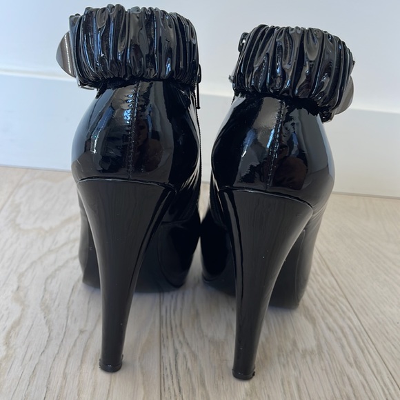 Black Vinyl Booties - Picture 4 of 8